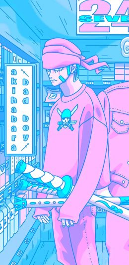 [2436x1125]索隆 海贼王 潮服 漫画 苹果手机动漫壁纸图片