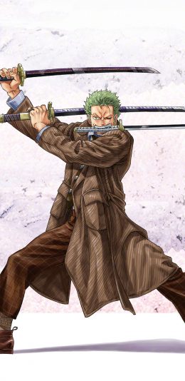 [2436x1125]索隆 海贼王 潮服 漫画 动画 苹果手机动漫壁纸图片