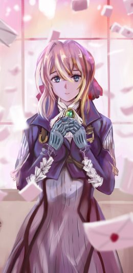 [2436x1125]紫罗兰的永恒花园 薇尔莉特·伊芙加登 动画 漫画 苹果手机动漫壁纸图片