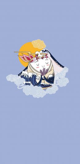 [2436x1125]纯色背景 星座 处女座 苹果手机动漫壁纸图片