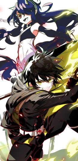 [2436x1125]终结的炽天使 漫画 二次元 苹果手机动漫壁纸图片