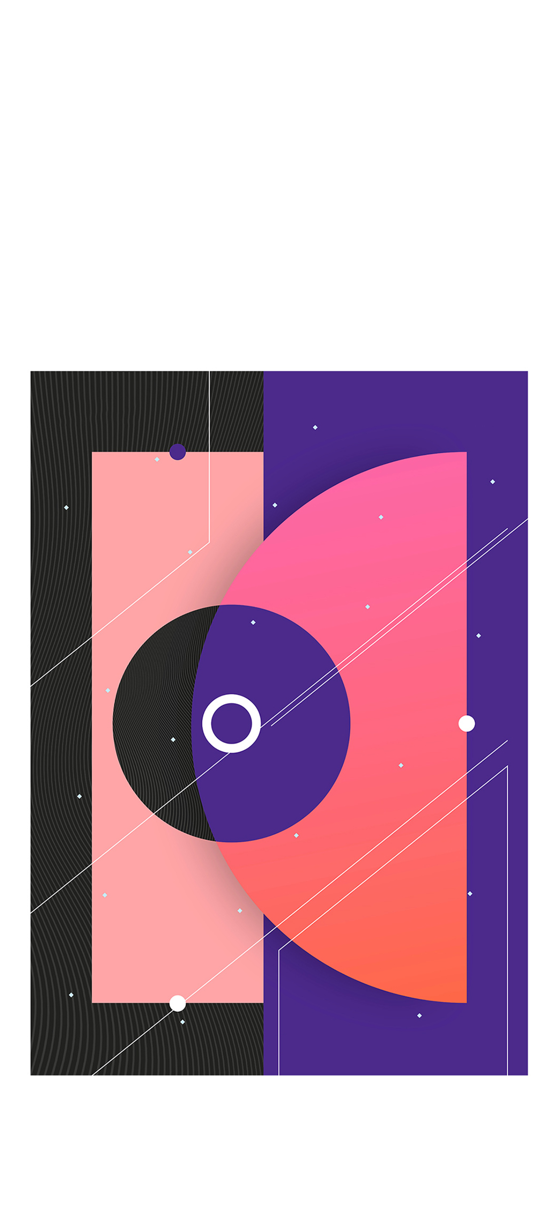 [2436×1125]结构 封面 图形 圆形  设计 苹果手机动漫壁纸图片