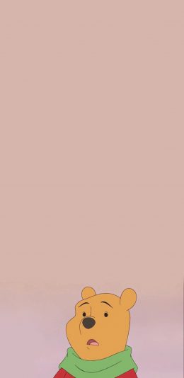 [2436x1125]维尼熊 卡通 动漫 可爱 苹果手机动漫壁纸图片