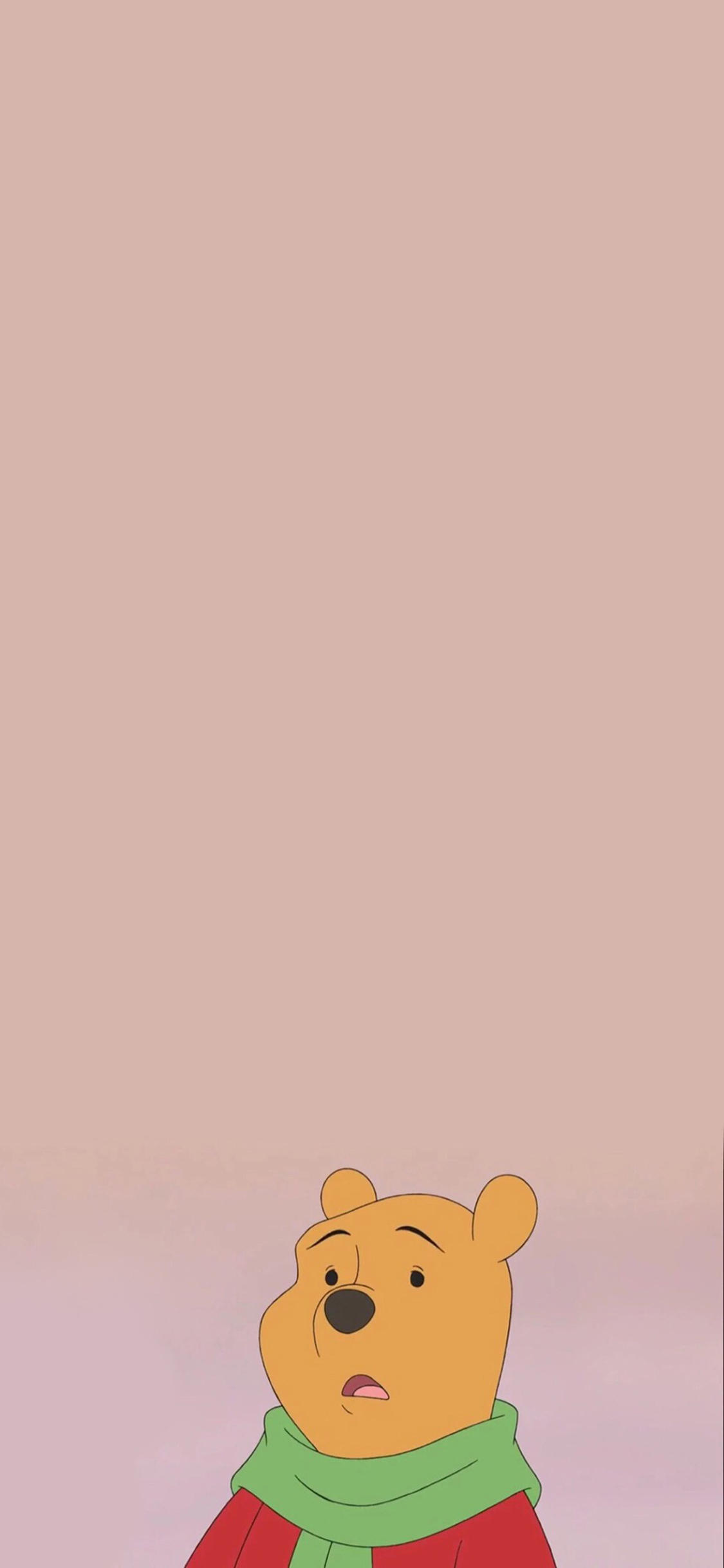 [2436×1125]维尼熊 卡通 动漫 可爱 苹果手机动漫壁纸图片