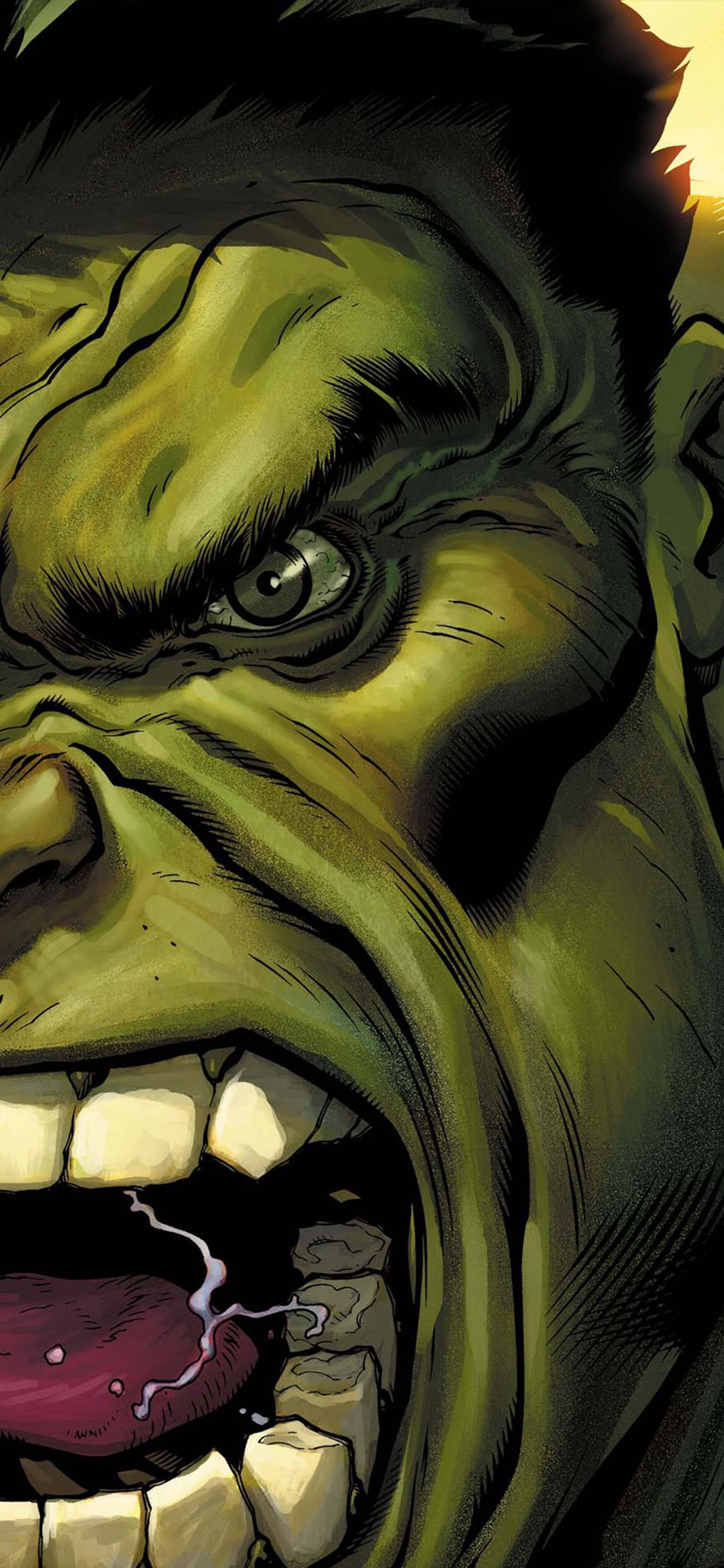 [2436×1125]绿巨人 电影 欧美 超级英雄 漫威 苹果手机动漫壁纸图片