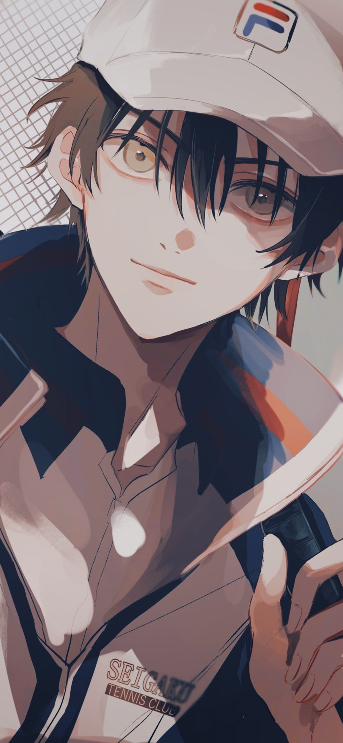 [2436×1125]网球王子 越前龙马 日漫 苹果手机动漫壁纸图片