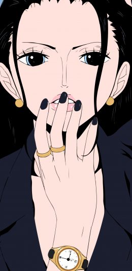 [2436x1125]罗宾 海贼王 漫画 角色 苹果手机动漫壁纸图片