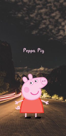 [2436x1125]美国 动画 小猪佩奇 社会人 苹果手机动漫壁纸图片