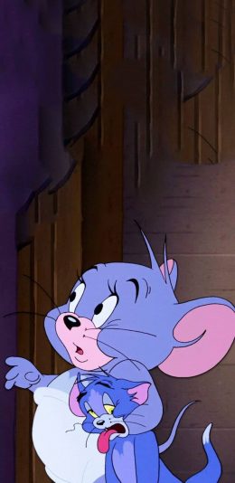 [2436x1125]美国 动画 猫和老鼠 苹果手机动漫壁纸图片