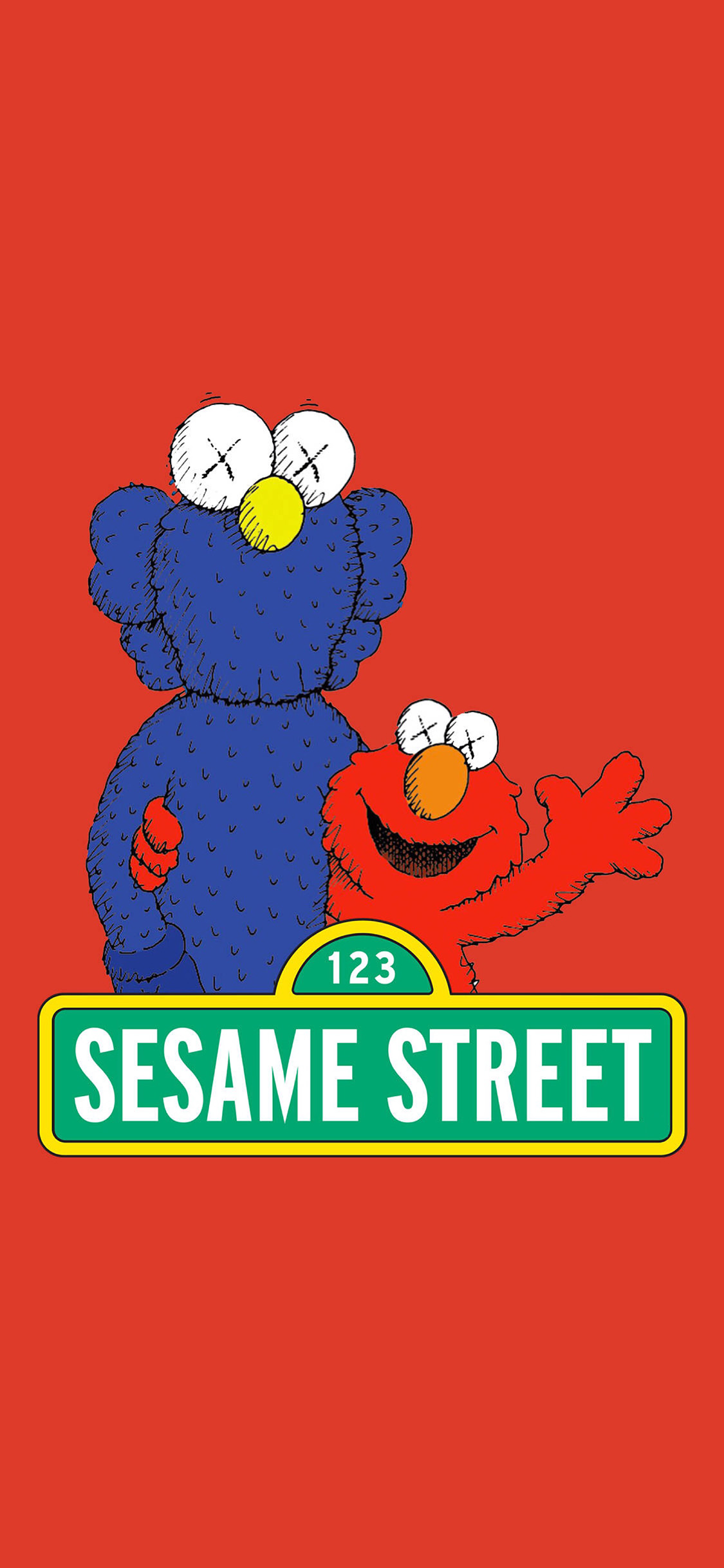 [2436×1125]美国 动画 芝麻街 sesame street 苹果手机动漫壁纸图片