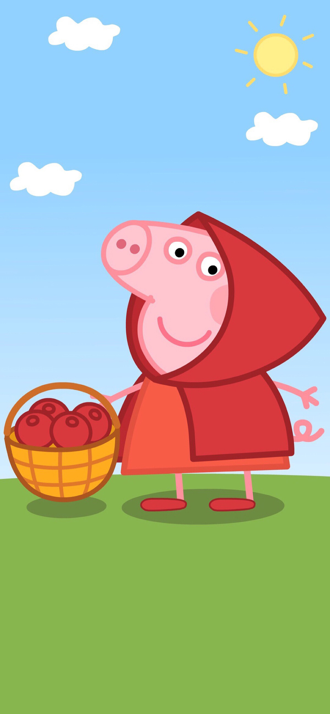 [2436×1125]美国 动画片 小猪佩奇 苹果手机动漫壁纸图片