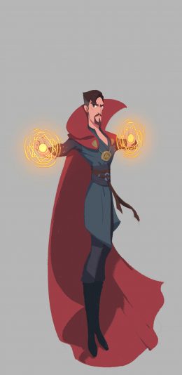 [2436x1125]美国 漫威 英雄 奇异博士 苹果手机动漫壁纸图片