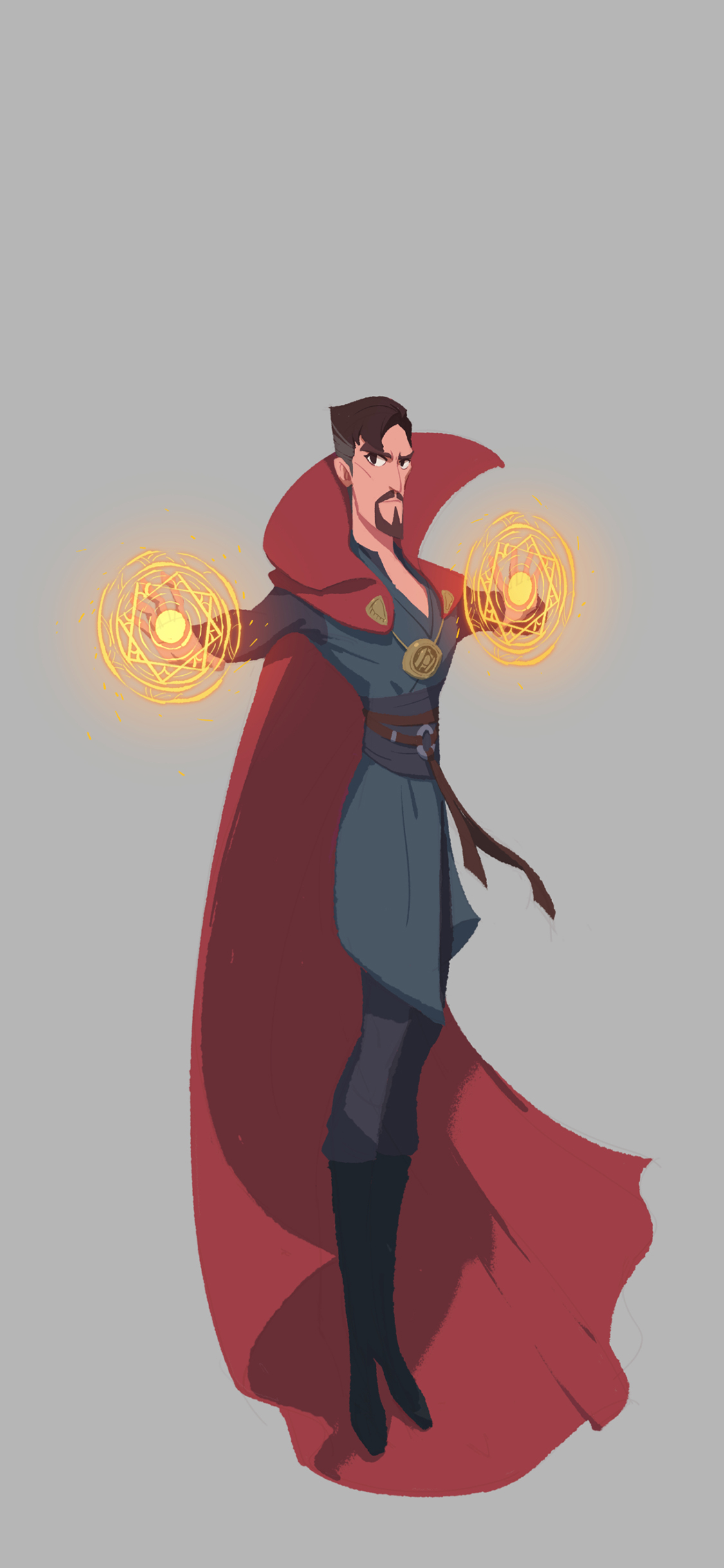 [2436×1125]美国 漫威 英雄 奇异博士 苹果手机动漫壁纸图片