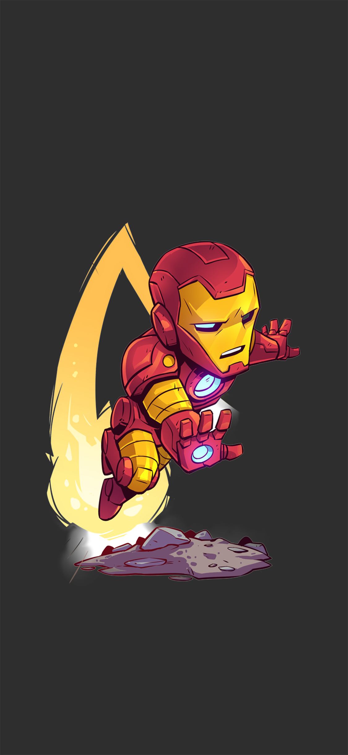 [2436×1125]美国 漫威 英雄 钢铁侠 苹果手机动漫壁纸图片