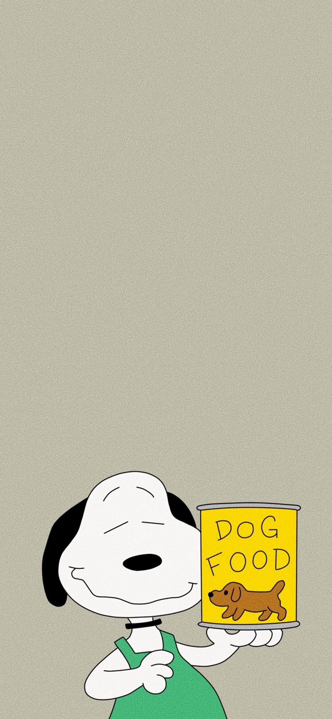 [2436×1125]美国 花生漫画 史努比 dog food 苹果手机动漫壁纸图片