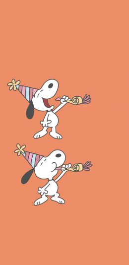 [2436x1125]美国 花生漫画 史努比 狗 苹果手机动漫壁纸图片