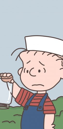 [2436x1125]美国 花生漫画 史努比 莱纳斯 苹果手机动漫壁纸图片