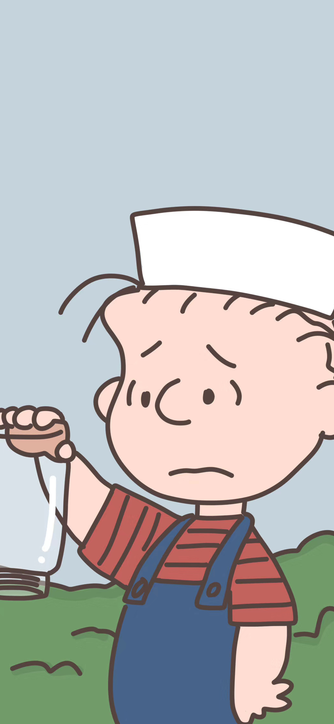 [2436×1125]美国 花生漫画 史努比 莱纳斯 苹果手机动漫壁纸图片