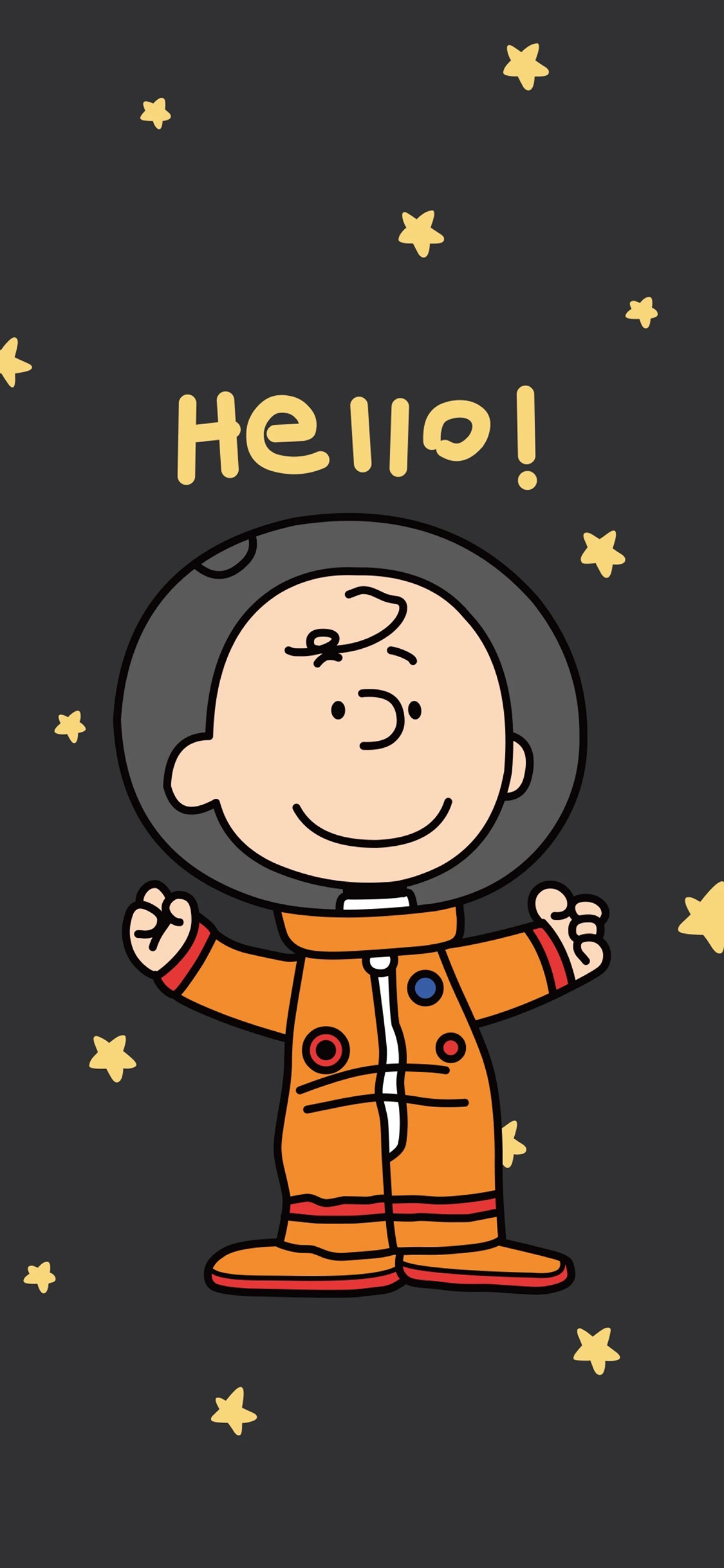 [2436×1125]美国 花生漫画 史迪仔 查理布朗 苹果手机动漫壁纸图片