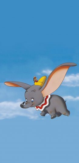 [2436x1125]美国 迪士尼 动画 小飞象 苹果手机动漫壁纸图片