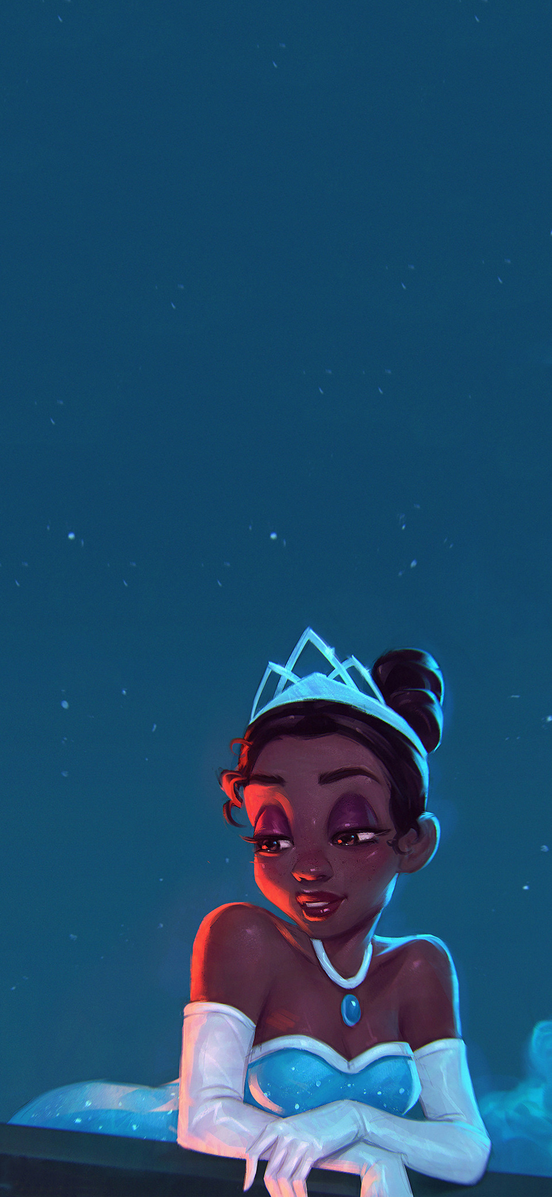 [2436×1125]美国 迪士尼 蒂安娜公主 苹果手机动漫壁纸图片