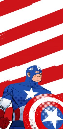 [2436x1125]美国队长 电影 超级英雄 欧美 漫威 苹果手机动漫壁纸图片