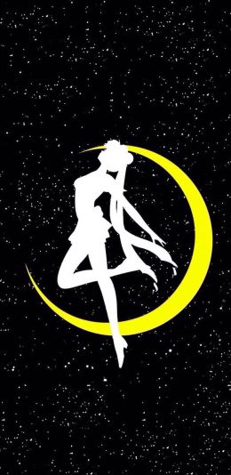 [2436x1125]美少女战士 动漫 卡通 月亮 苹果手机动漫壁纸图片