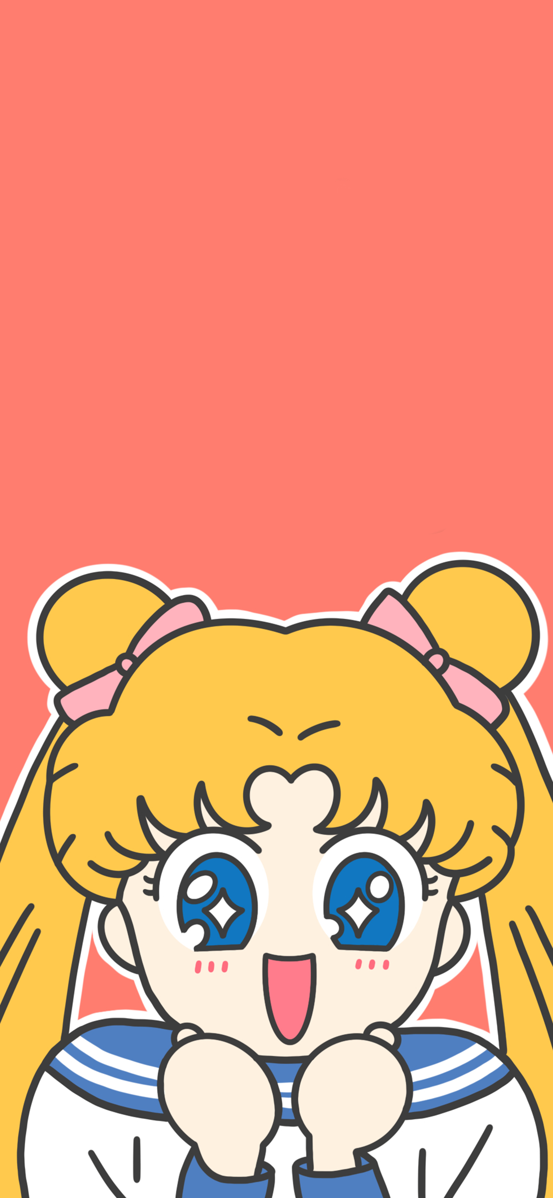 [2436×1125]美少女战士 动画 卡通 可爱 苹果手机动漫壁纸图片