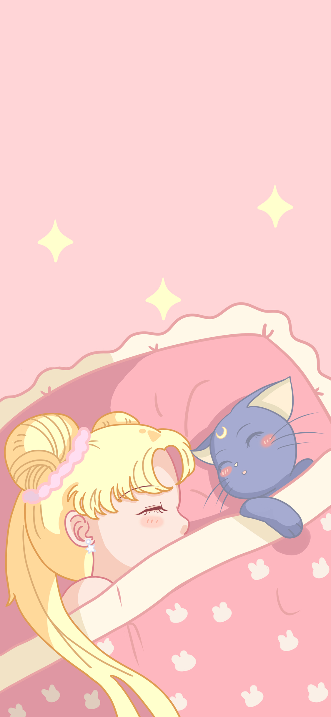 [2436×1125]美少女战士 日漫 动画 粉 苹果手机动漫壁纸图片