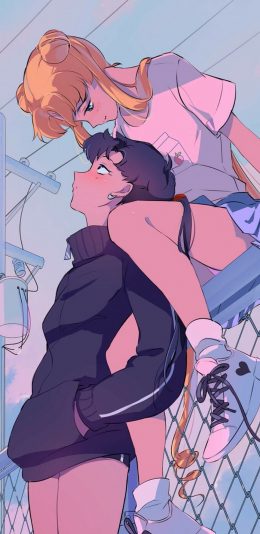 [2436x1125]美少女战士 水冰月 日漫 二次元 苹果手机动漫壁纸图片