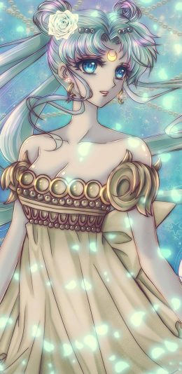 [2436x1125]美少女战士 水冰月 梦幻 二次元 苹果手机动漫壁纸图片