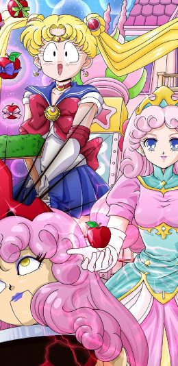 [2436x1125]美少女战士 水冰月 苹果 日本 动画 苹果手机动漫壁纸图片