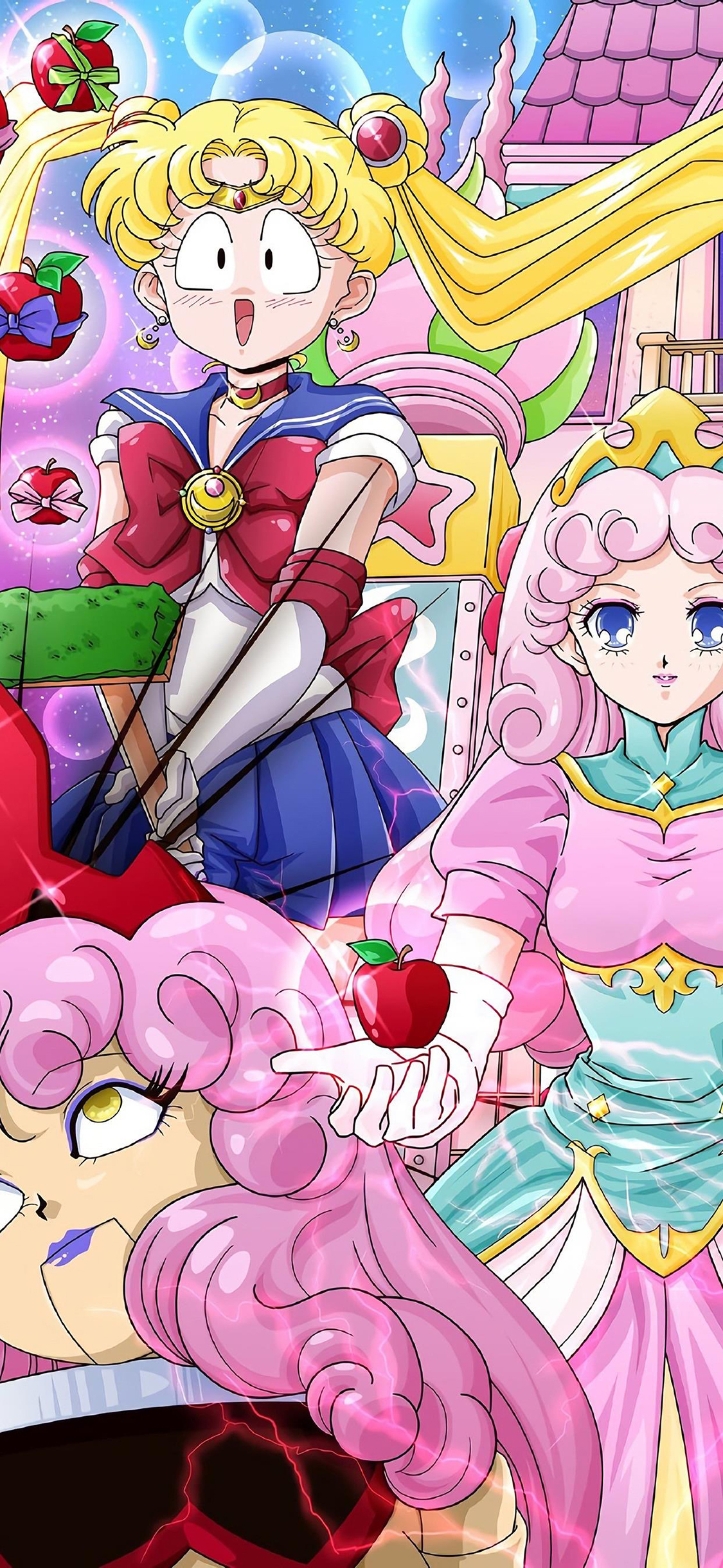 [2436×1125]美少女战士 水冰月 苹果 日本 动画 苹果手机动漫壁纸图片