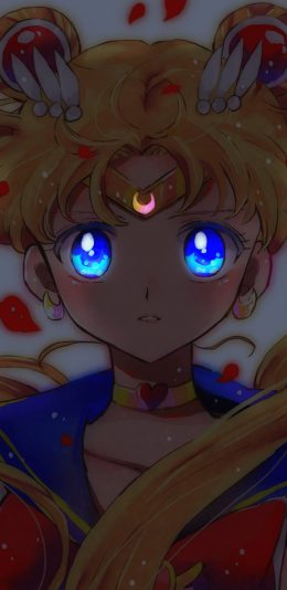 [2436x1125]美少女战士 漫画 眼睛 月牙 苹果手机动漫壁纸图片