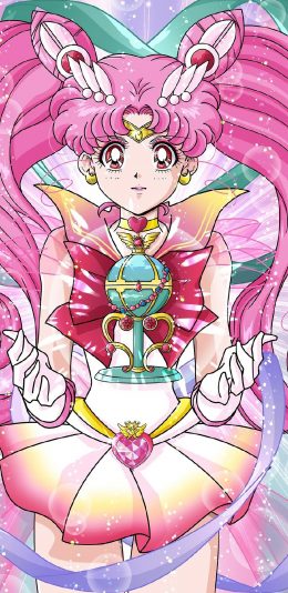 [2436x1125]美少女战士 粉色 日本 动画 水冰月 苹果手机动漫壁纸图片