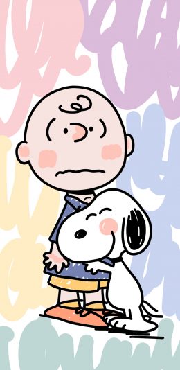 [2436x1125]色彩 史努比 查理布朗 动画 苹果手机动漫壁纸图片