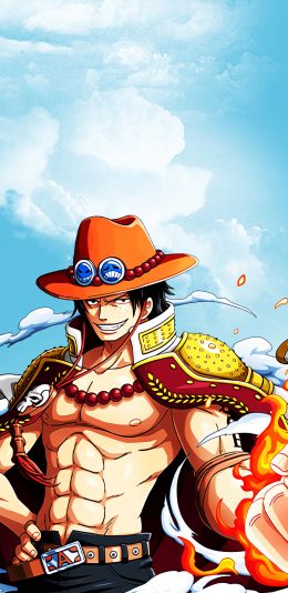 [2436x1125]艾斯 海贼王 漫画 日本 苹果手机动漫壁纸图片