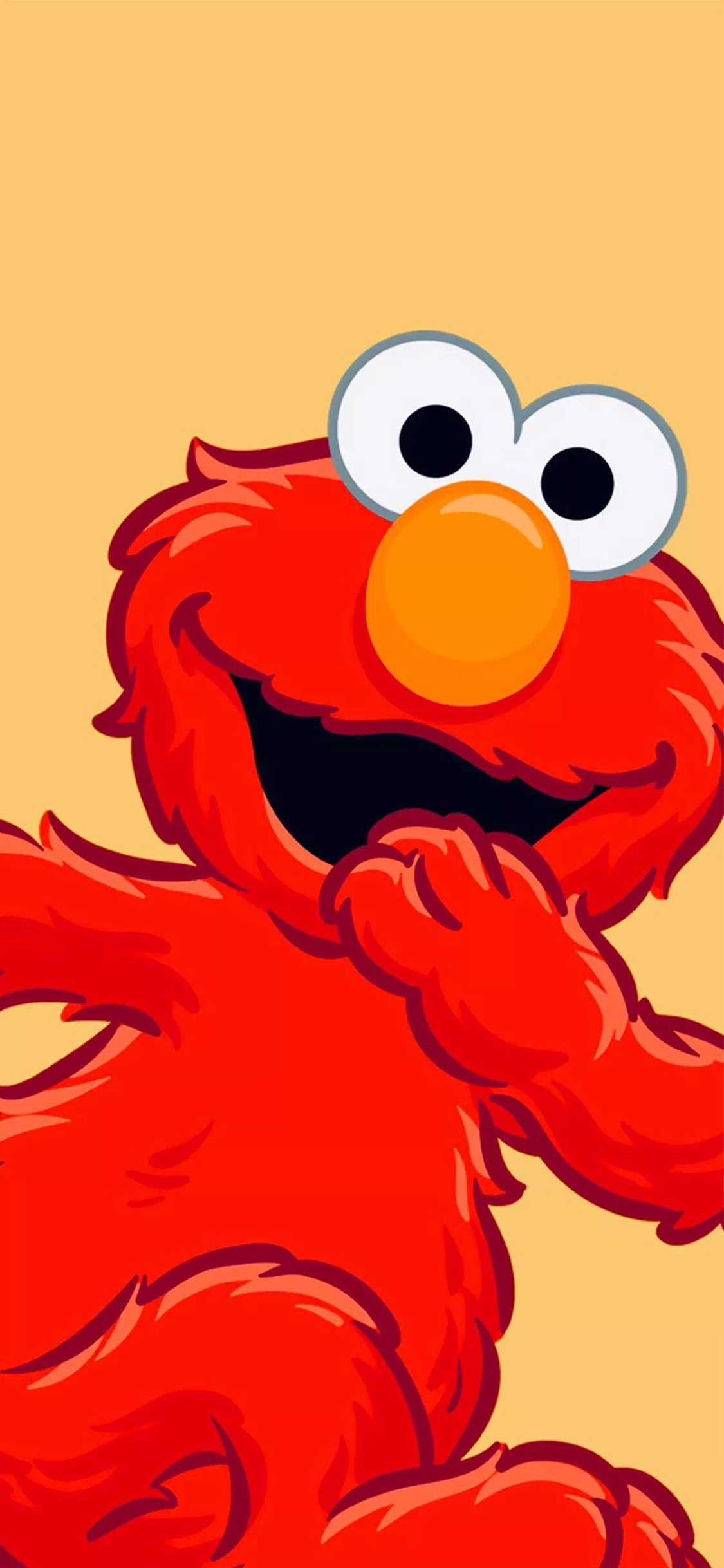 [2436×1125]芝麻街 艾摩 动画 卡通 苹果手机动漫壁纸图片