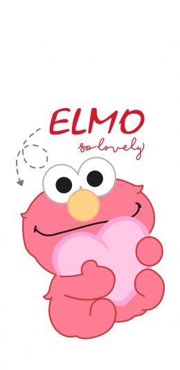 [2436x1125]芝麻街 艾摩 动画 美国 苹果手机动漫壁纸图片