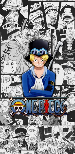 [2436x1125]萨博 海贼王 日本 漫画 苹果手机动漫壁纸图片