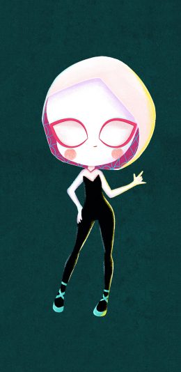 [2436x1125]蜘蛛侠 平行宇宙 电影 漫威 欧美 格温 苹果手机动漫壁纸图片