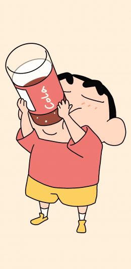 [2436x1125]蜡笔小新 cola 日漫 可爱 苹果手机动漫壁纸图片