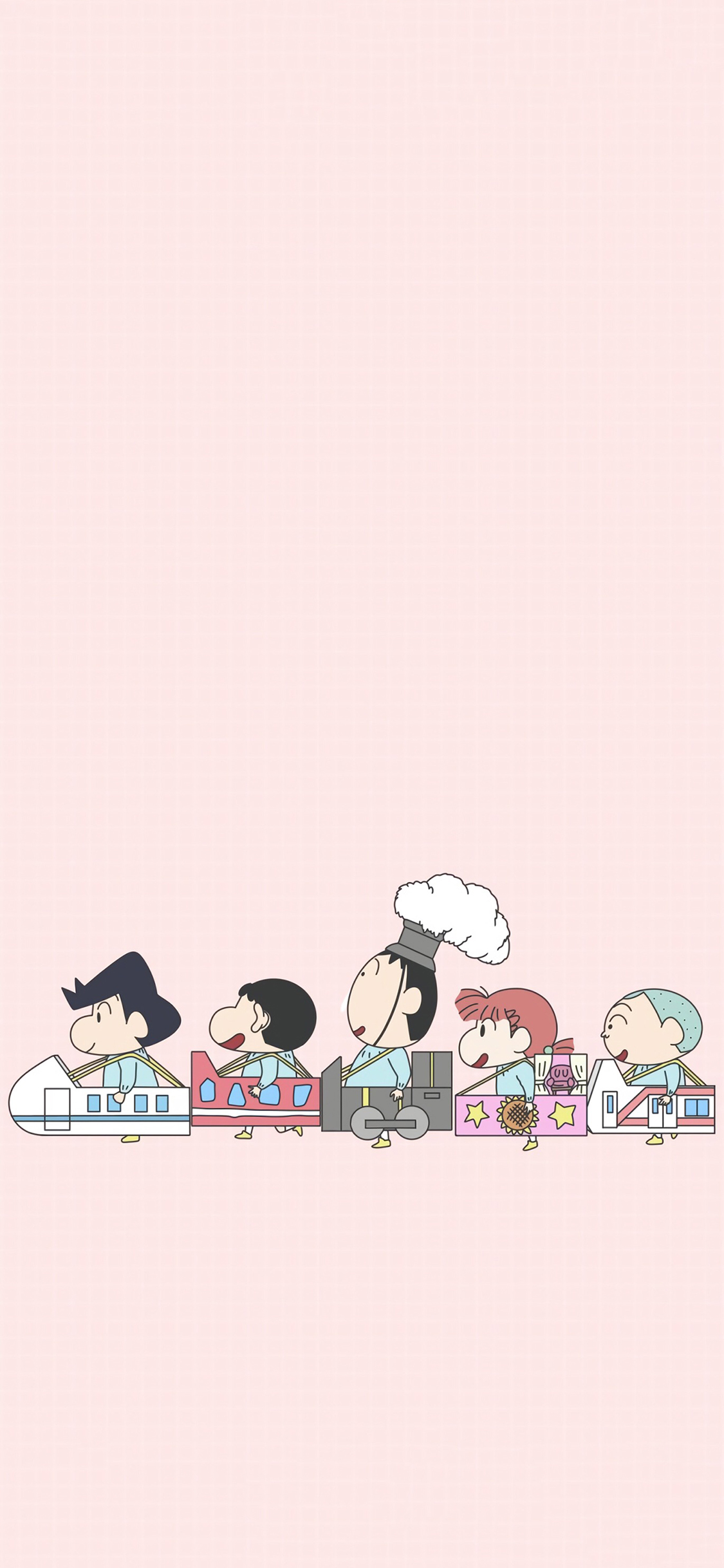 [2436×1125]蜡笔小新 动画 卡通 日本 苹果手机动漫壁纸图片