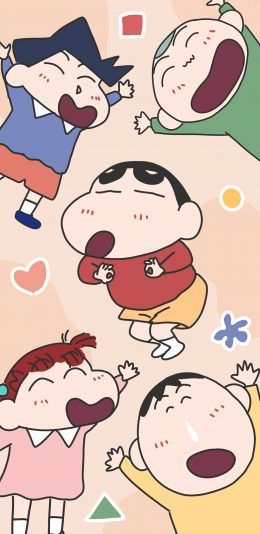 [2436x1125]蜡笔小新 日漫 卡通 动画 苹果手机动漫壁纸图片