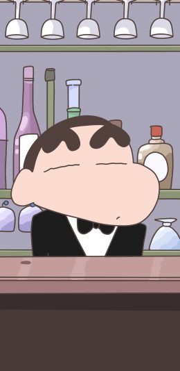 [2436x1125]蜡笔小新 日漫 新之助 苹果手机动漫壁纸图片