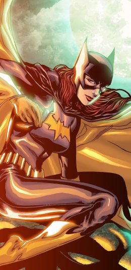 [2436x1125]蝙蝠少女 DC漫画 超级英雄 苹果手机动漫壁纸图片