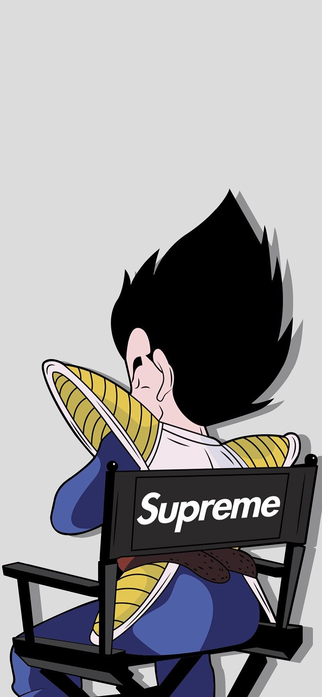 [2436×1125]贝吉塔 龙珠 supreme 潮牌 动画 苹果手机动漫壁纸图片