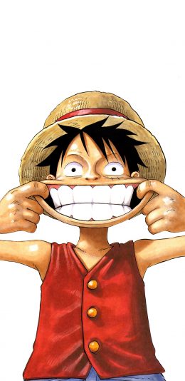 [2436x1125]路飞 海贼王 搞怪 牙齿 动画 日本 苹果手机动漫壁纸图片