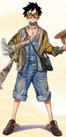 [2436x1125]路飞 海贼王 潮服 漫画 动画 苹果手机动漫壁纸图片