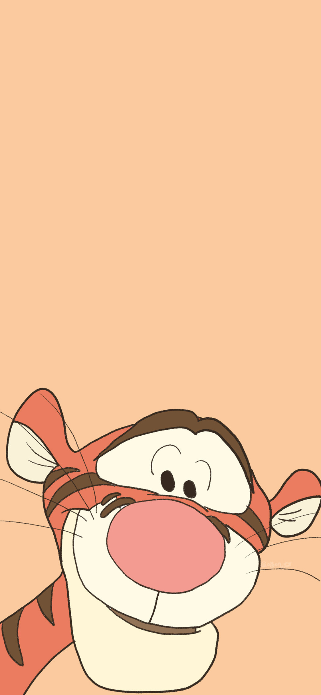 [2436×1125]跳跳虎 动画 卡通 苹果手机动漫壁纸图片